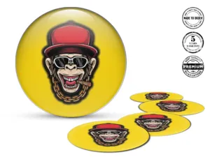 Domed Sticker Logo Luxury Interstellar Racing